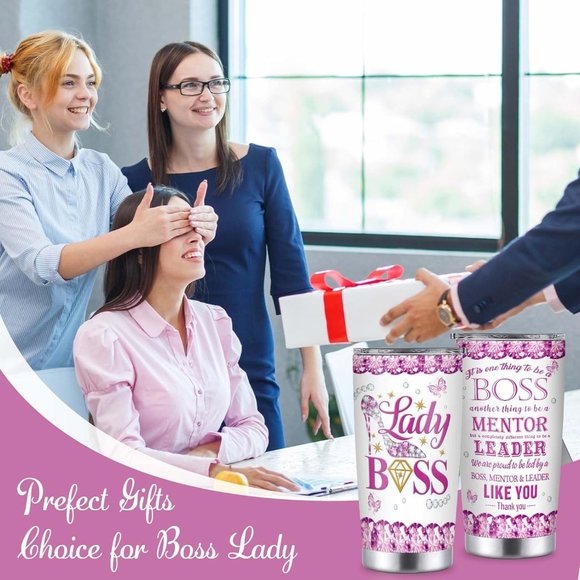 YILOWEM Y Boss Lady 20oz Insulated Tumbler - Picture 2 of 4